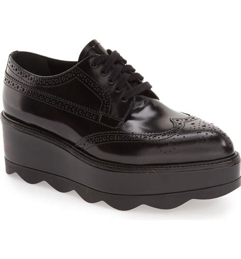 prada platform oxford shoes|lace oxford shoes for women.